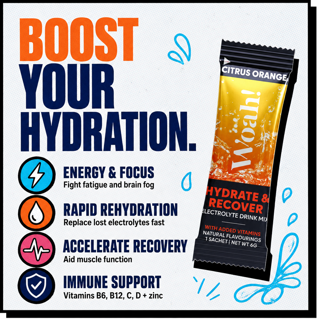 Woah Hydration Electrolyte Powder 6 Sachets